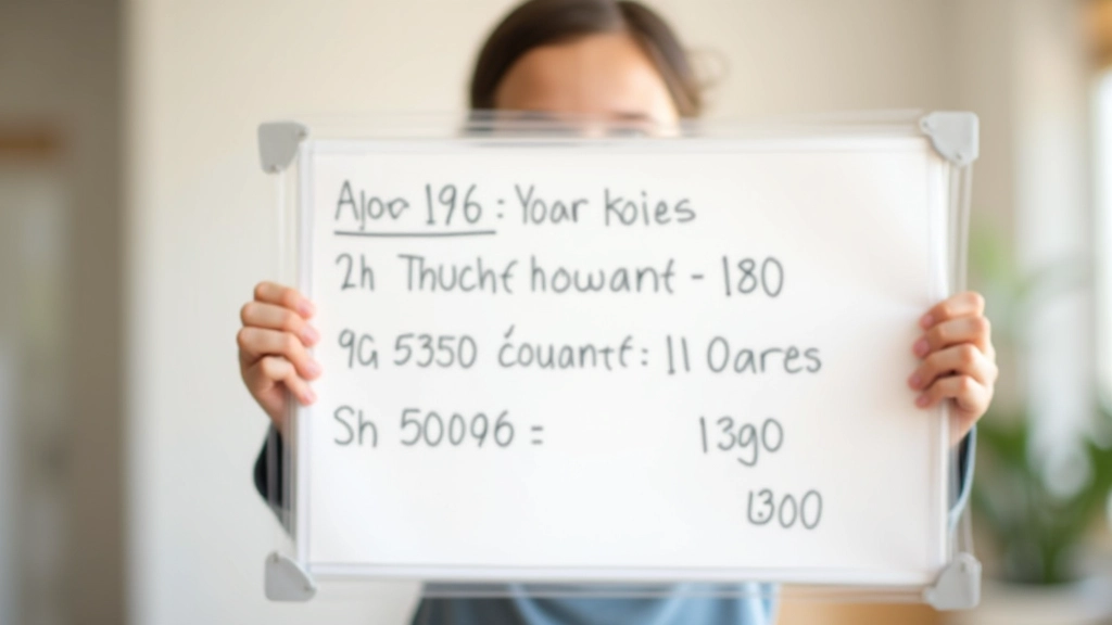 Tableau blanc avec montants d'argent de poche listés par catégorie d'âge et conditions de versement